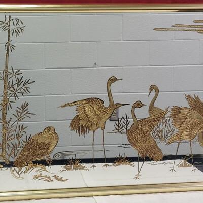 Flamingo Printed Mirror