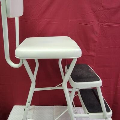 White Step Stool