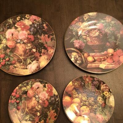 38- Floral Plates