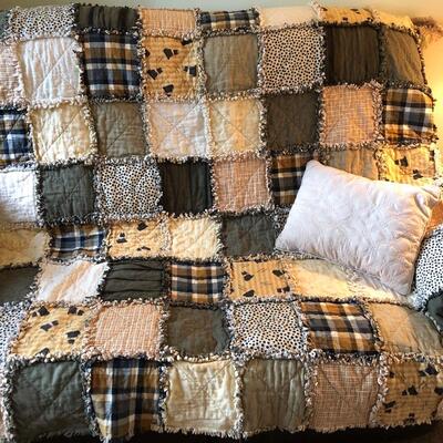 48- Woof Woof Blanket & Pillow
