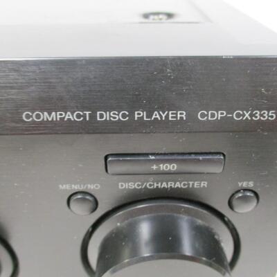 SONY Compact Disc Player CDP-CX335