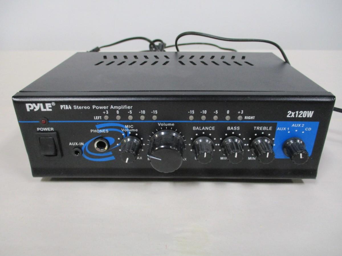 PYLE PTA4 Stereo Power Amplifier