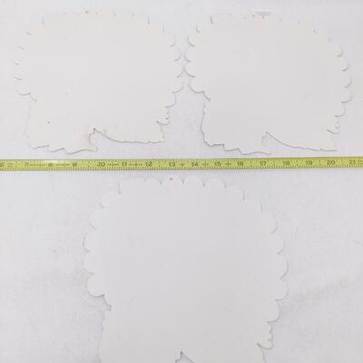 VINTAGE THANKSGIVING TURKEY DIE CUT PAPERBOARD 5PCS