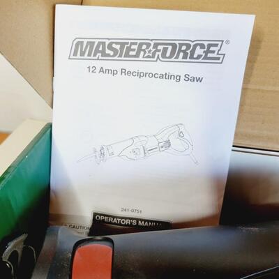 MASTER FORCE RECIPROCATING SAW IN BOX