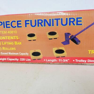 NIB 5 PC FURNITURE MOVER SET