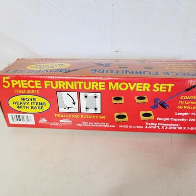NIB 5 PC FURNITURE MOVER SET