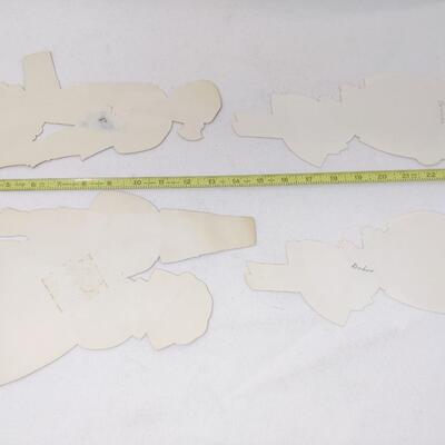 VINTAGE PILGRIMS FALL DIE CUT PAPERBOARD LOT