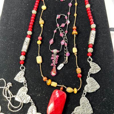 Valentines heart necklaces, pendants