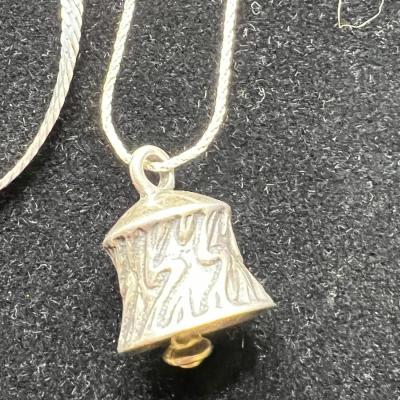 sterling silver chains, bells, 28