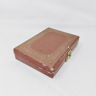 VINTAGE MEN'S DRESSER CADDY BOX