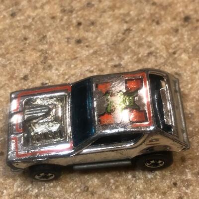 Vintage 1974 Hot Wheels Gremilin Grinder Chrome Redline Mattel Hong Kong.