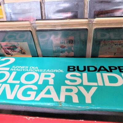 Vintage COLOR SLIDES Hungary, BUDAPEST Europe  LOT (3) of 12 each