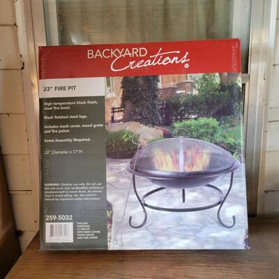 BRAND NEW BACKYARD CREATIONS 23" FIRE PIT