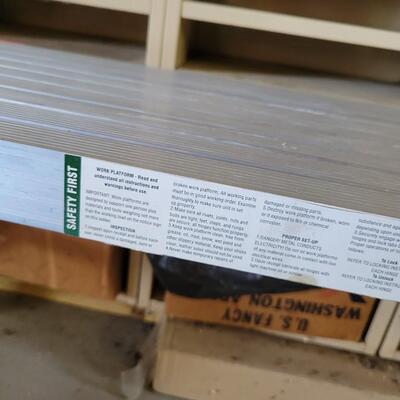 ALUMINUM WORK SPACE PLATFORM
