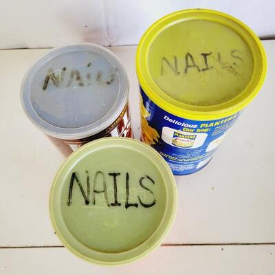 ASSORTMENT OF GARAGE NAILS