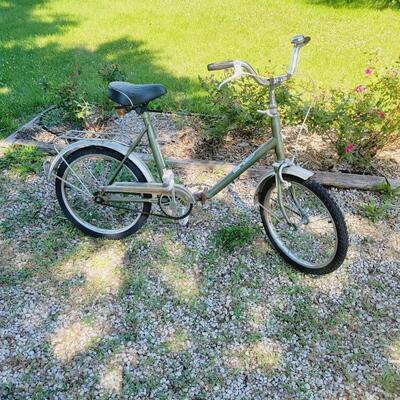 VINTAGE ROYCE UNION FOLDING WOMENS BICYCLE W/ SCHWINN SEAT