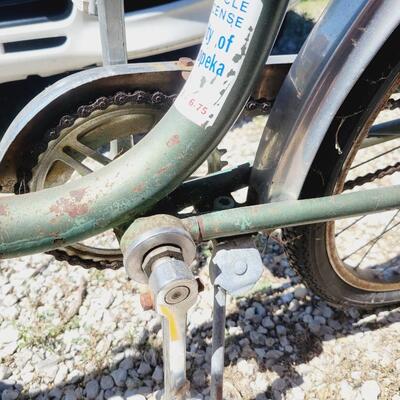 VINTAGE ROYCE UNION FOLDING WOMENS BICYCLE W/ SCHWINN SEAT