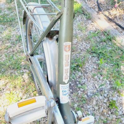 VINTAGE ROYCE UNION FOLDING WOMENS BICYCLE W/ SCHWINN SEAT