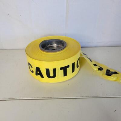 LARGE ROLL OF YELLOW CAUTION TAPE