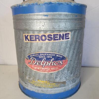 VINTAGE GALVANIZED GAS CAN