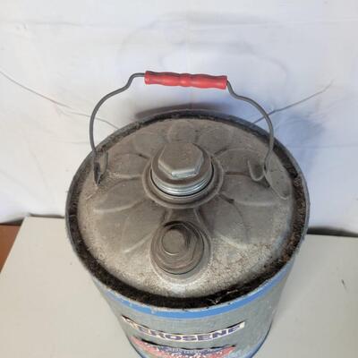 VINTAGE GALVANIZED GAS CAN
