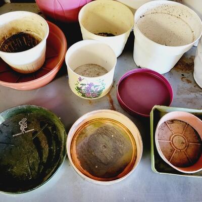 LARGE ASSORTMENT OF POTS #2
