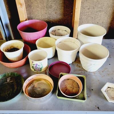 LARGE ASSORTMENT OF POTS #2