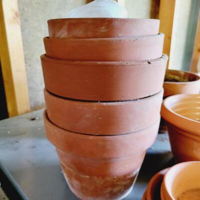 ASSORTMENT OF TERRACOTTA POTS
