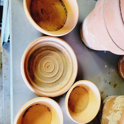 ASSORTMENT OF TERRACOTTA POTS