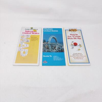 VINTAGE US TRAVEL MAP BUNDLE