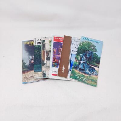 VINTAGE MISSOURI AND OKLAHOMA MAPS AND PAMPHLETS BUNDLE