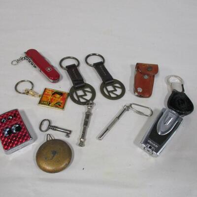 Keychains Lighters Pocket Cutlery