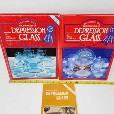 DEPRESSION GLASS INFO BOOK BUNDLE