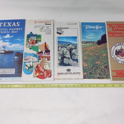 VINTAGE U.S. ROAD TRIP MAP BUNDLE