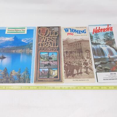 VINTAGE MIDWEST TRAVEL MAP BUNDLE