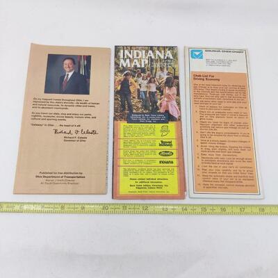 VINTAGE MIDWEST TRAVEL MAP BUNDLE