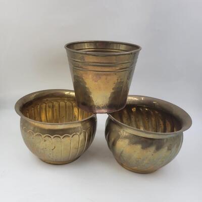 BRASS PLANTER BUNDLE
