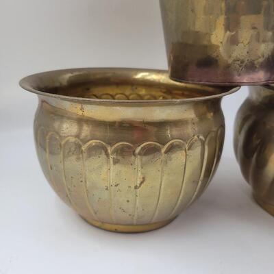 BRASS PLANTER BUNDLE