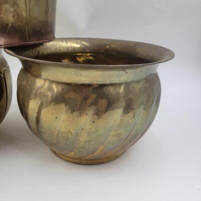 BRASS PLANTER BUNDLE