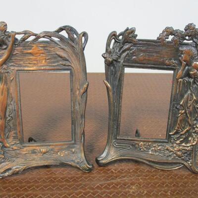 Art Nouveau Brass Frames