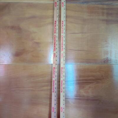 PAYLESS CASHWAYS, INC BUILDING MATERIALS ADVERTISEMENT YARDSTICK BUNDLE