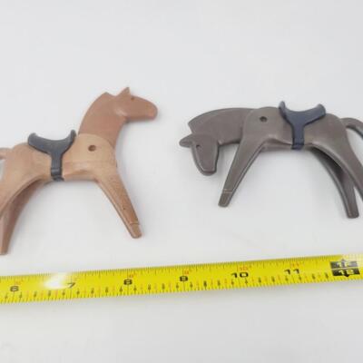 VINTAGE PLAYMOBIL GEOBRA HORSES