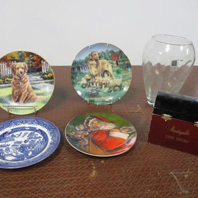 Collectors Plates & Vase