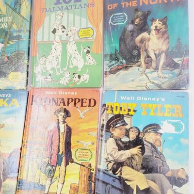 BEAUTIFULLY ILLISTRATED WALT DISNEY VINTAGE GOLDEN READING BOOK BUNDLE
