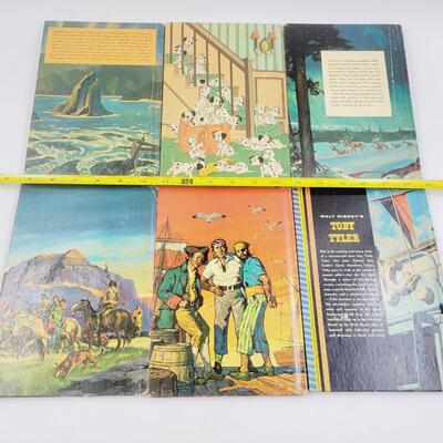 BEAUTIFULLY ILLISTRATED WALT DISNEY VINTAGE GOLDEN READING BOOK BUNDLE