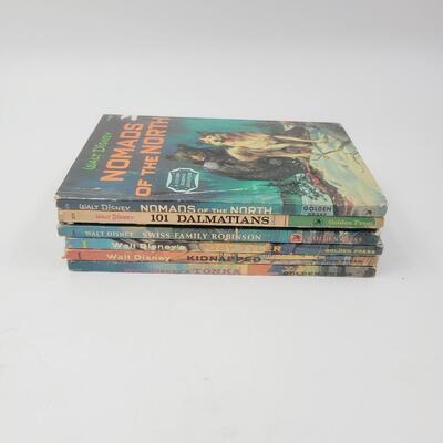 BEAUTIFULLY ILLISTRATED WALT DISNEY VINTAGE GOLDEN READING BOOK BUNDLE