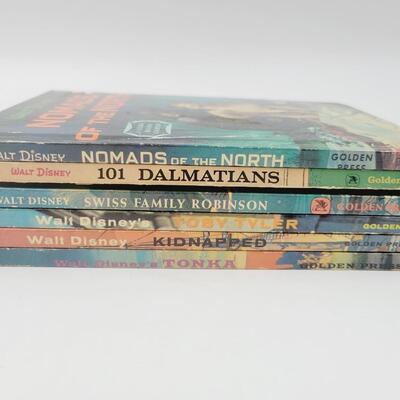 BEAUTIFULLY ILLISTRATED WALT DISNEY VINTAGE GOLDEN READING BOOK BUNDLE