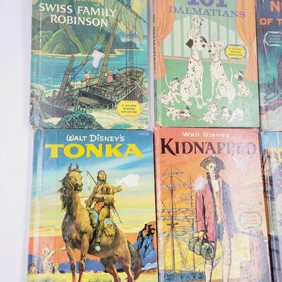 BEAUTIFULLY ILLISTRATED WALT DISNEY VINTAGE GOLDEN READING BOOK BUNDLE