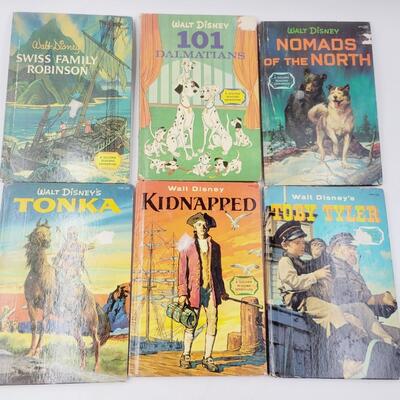 BEAUTIFULLY ILLISTRATED WALT DISNEY VINTAGE GOLDEN READING BOOK BUNDLE
