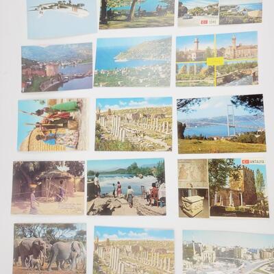 VINTAGE UNUSED POSTCARD ASSORTMENT BUNDLE #3